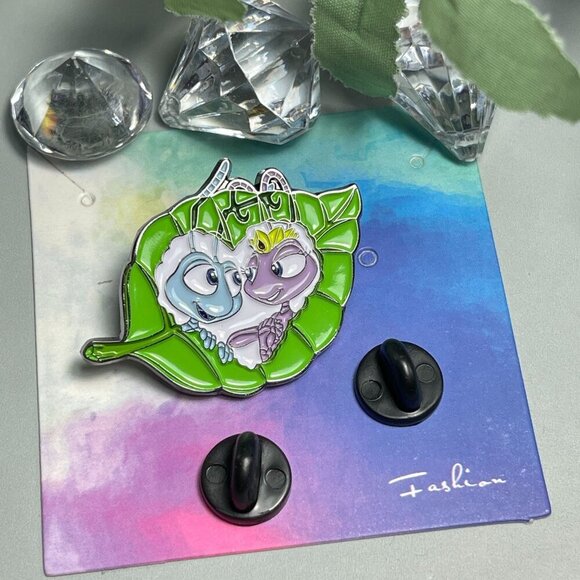 Bugs Life Lapel Pin Princess Anna Flick Leaf Badge Brooch Pin Jewelry - Picture 2 of 8